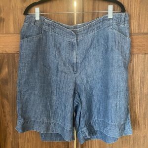 J Jill size 16 denim shorts
